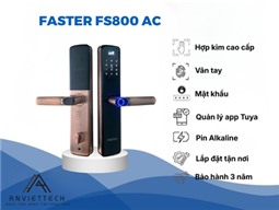 Khóa Thông Minh Hệ Cửa Gỗ Faster FS800S AC